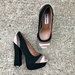 Steve Madden Gaayle Platform Peep Toe Heels